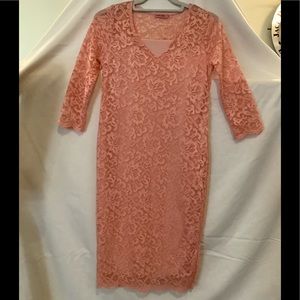 Pink Lace Dress